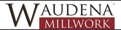 Waudena Millwork logo with bold text.